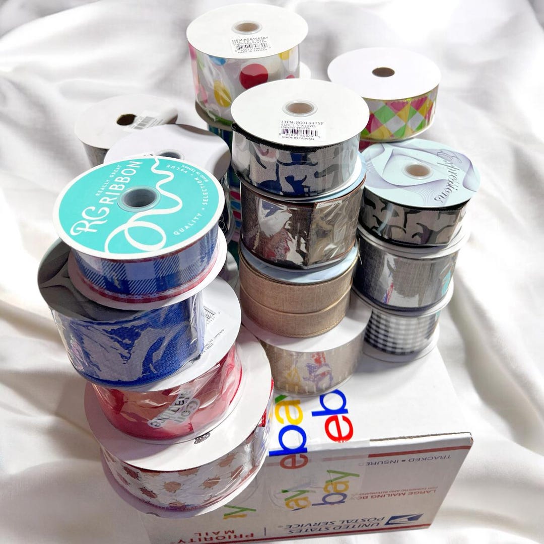 25 WIRED RIBBONS-N……265 Yards….….perfect for Bows, Wreaths, Packages ...