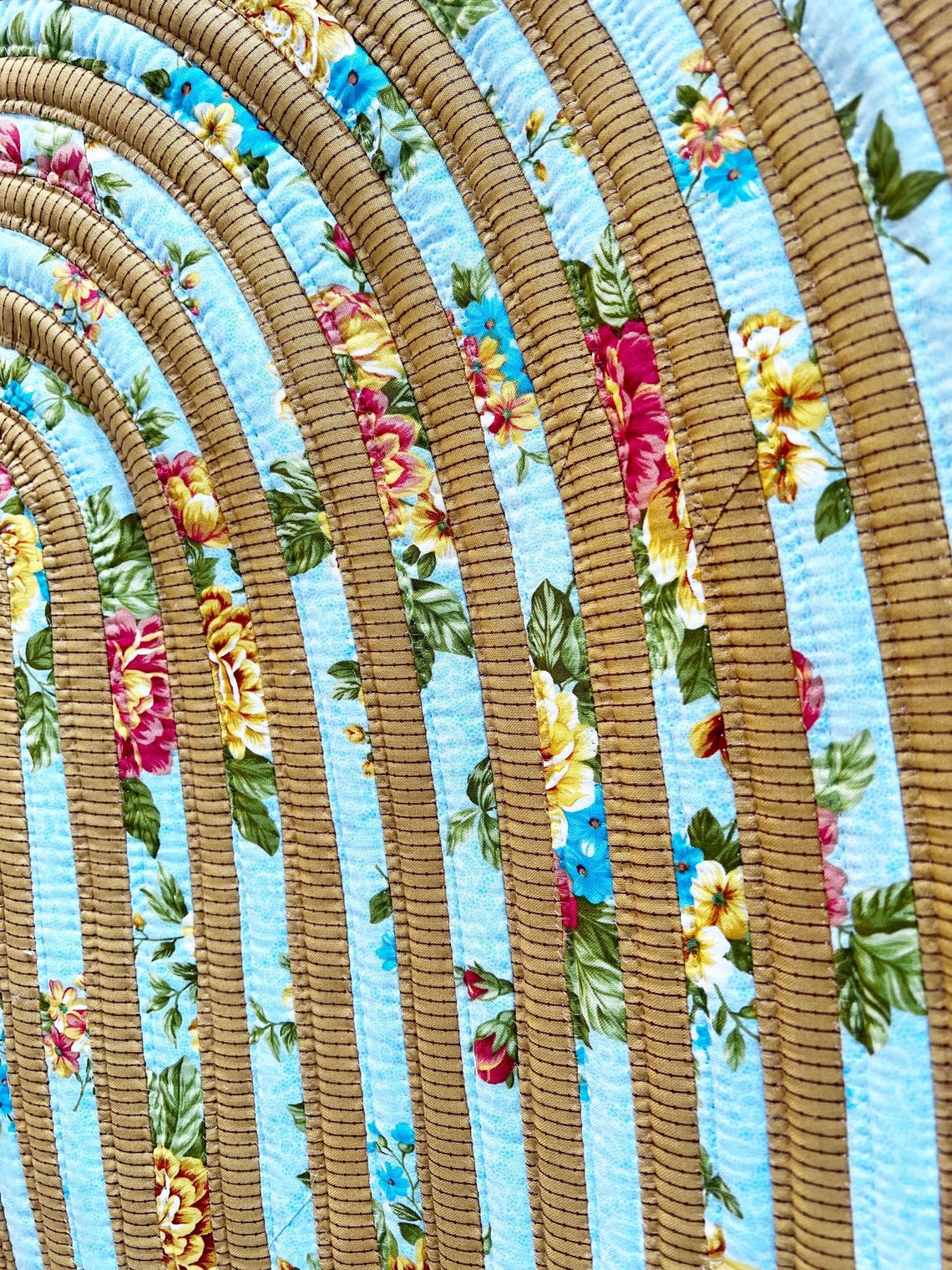 Sewed Rug 2 Strip Jelly Roll Rug #81……..reversible & Machine Washable Cotton ...
