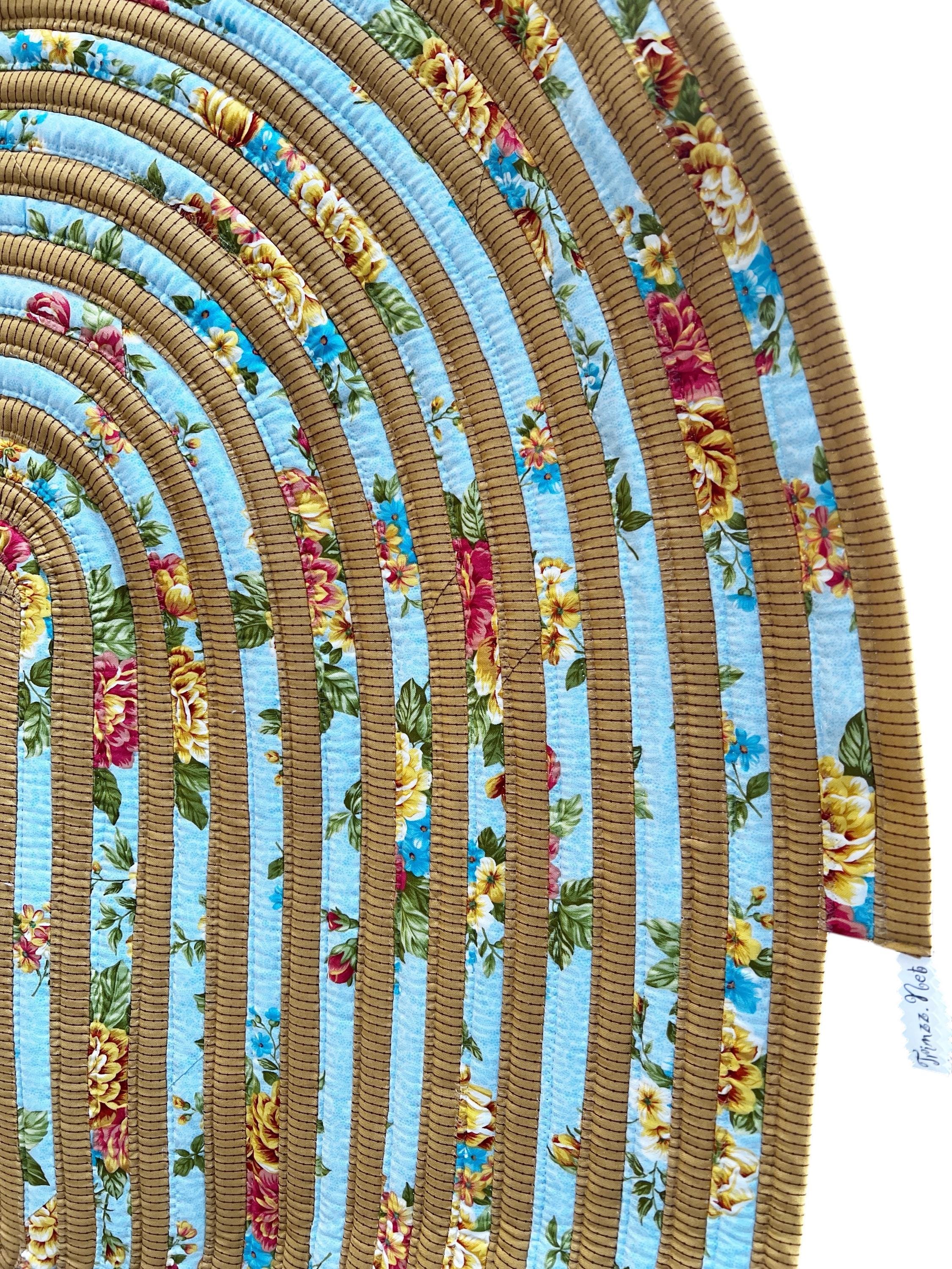 Sewed Rug 2 Strip Jelly Roll Rug #81……..reversible & Machine Washable Cotton ...