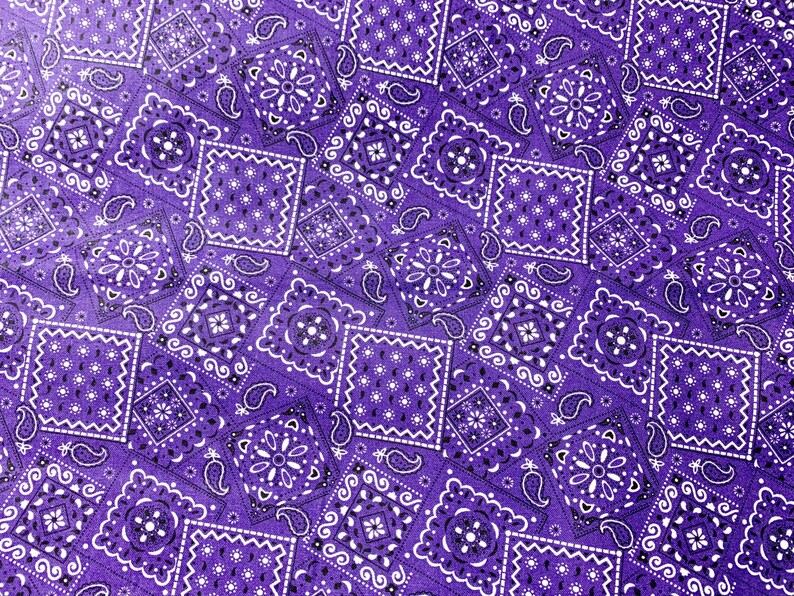 purple bandana pants