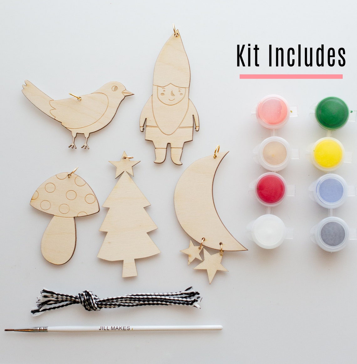DIY Ornament Painting Kit Christmas Craft Kit Christmas Etsy