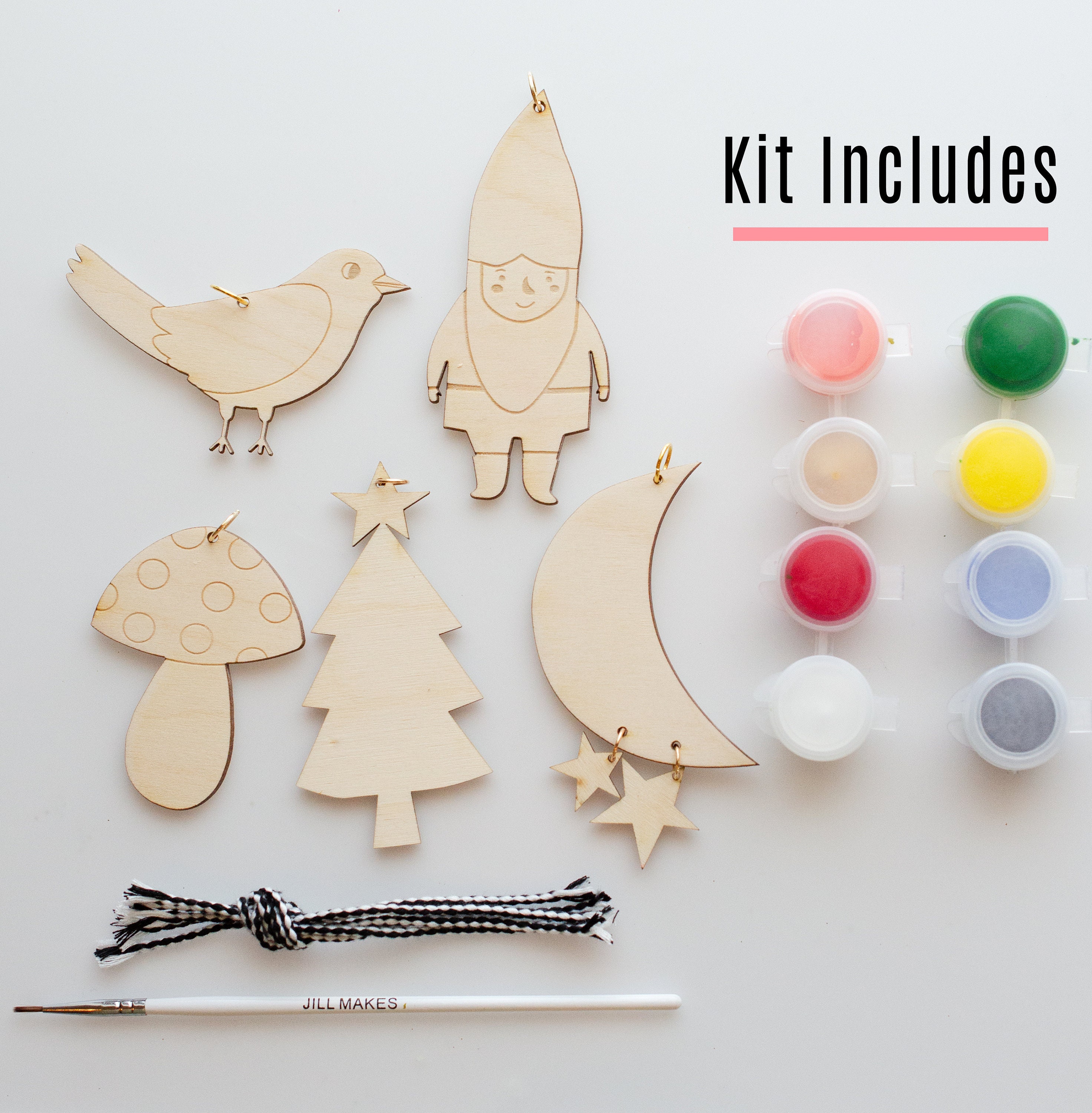 Stitchable Ornament Kit - Paint Palette & Brush - Katrinkles – Katrinkles -  retail