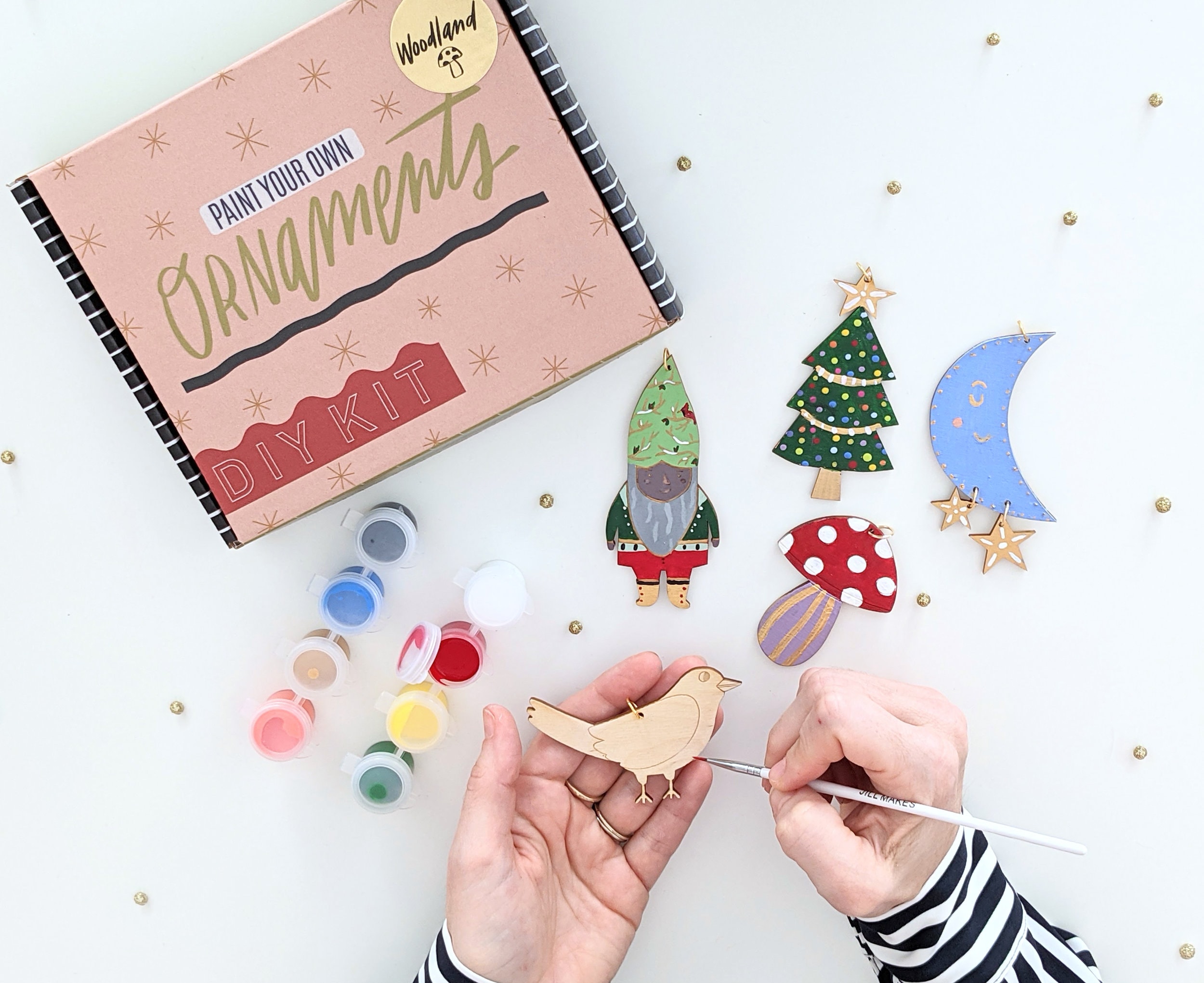 DIY Ornament Painting Kit, Christmas Craft Kit, Christmas Ornament Kit ...