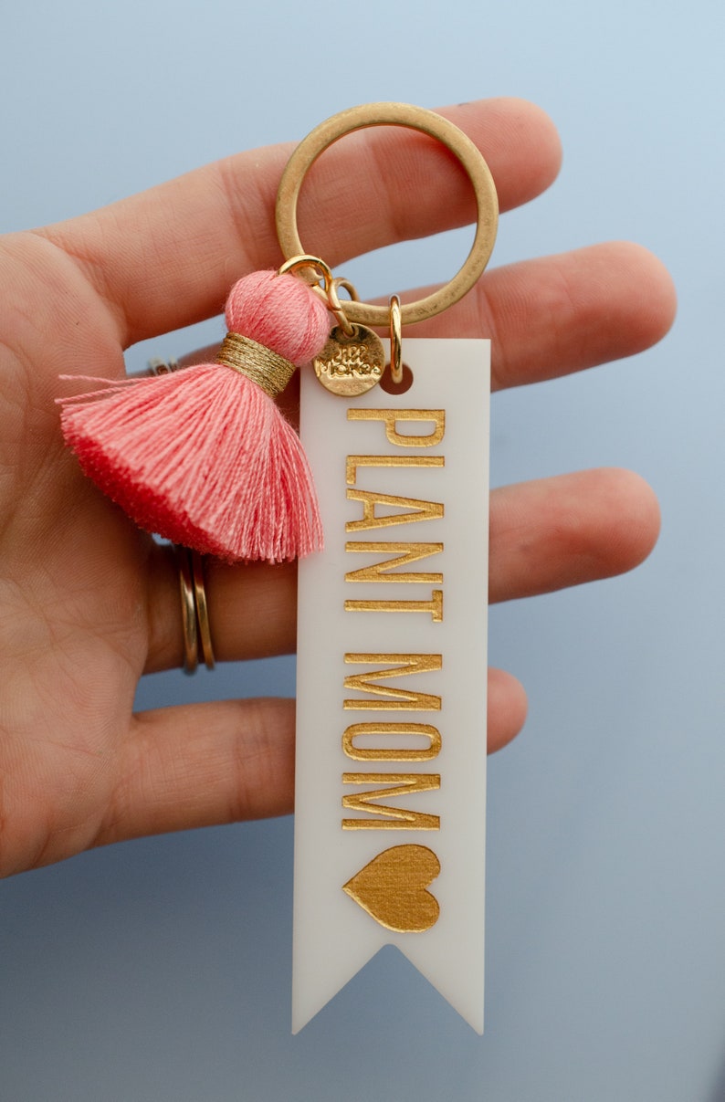 Bridesmaids Gift Keychain Personalized Name Keychain Modern Etsy