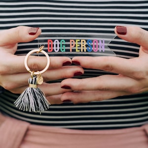 Personalized Name keychain, Custom Name Tag, Colorful tassel keychain, Customizable keychain, Bridal Party gifts, Bulk keychain, image 7