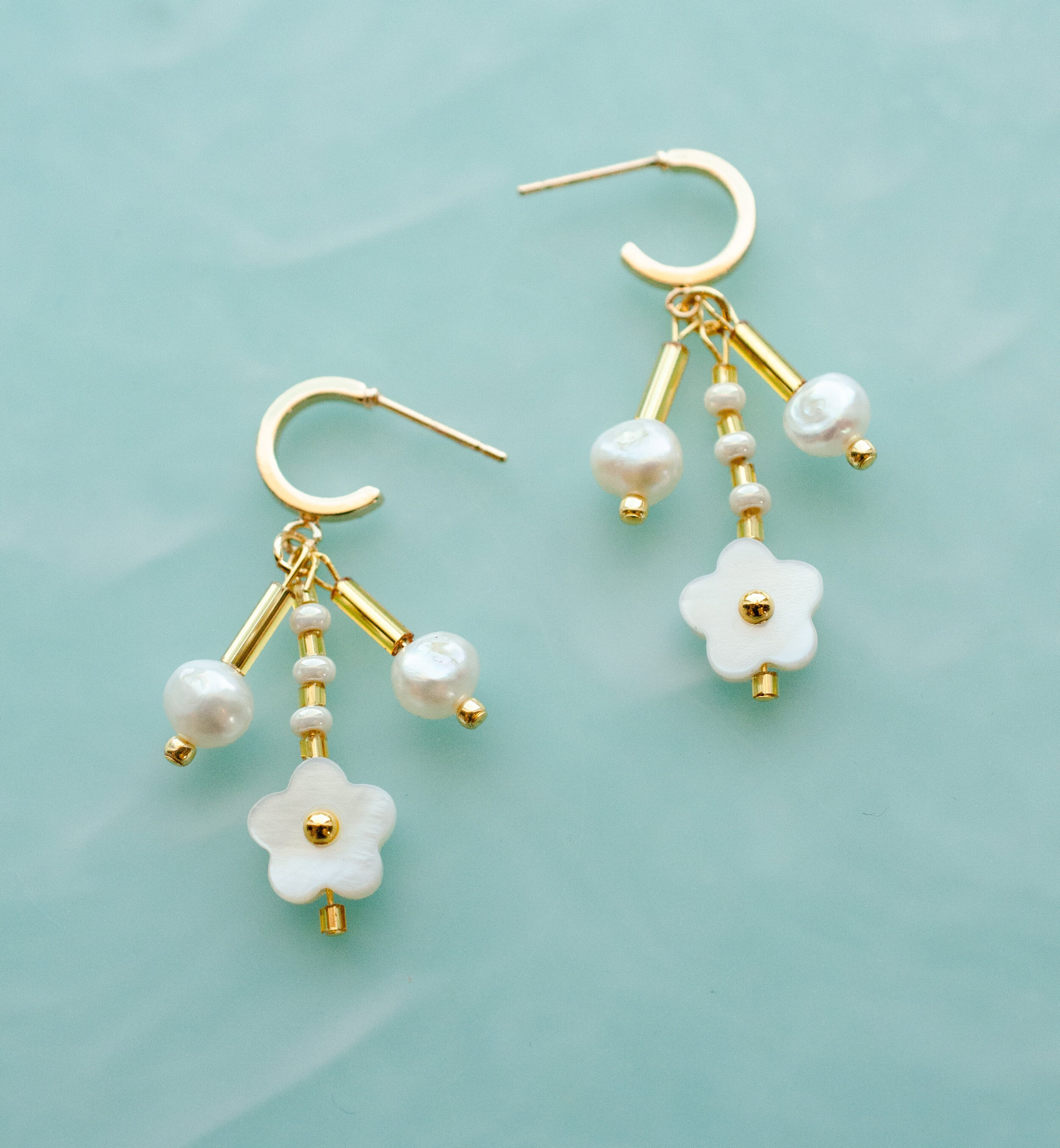 ピアス +ENGBROX+ silver925 poetry heart pearl earring EBEA23052 Oversize Lover Drama Pearl Heart Earrings - kellinsilver.com