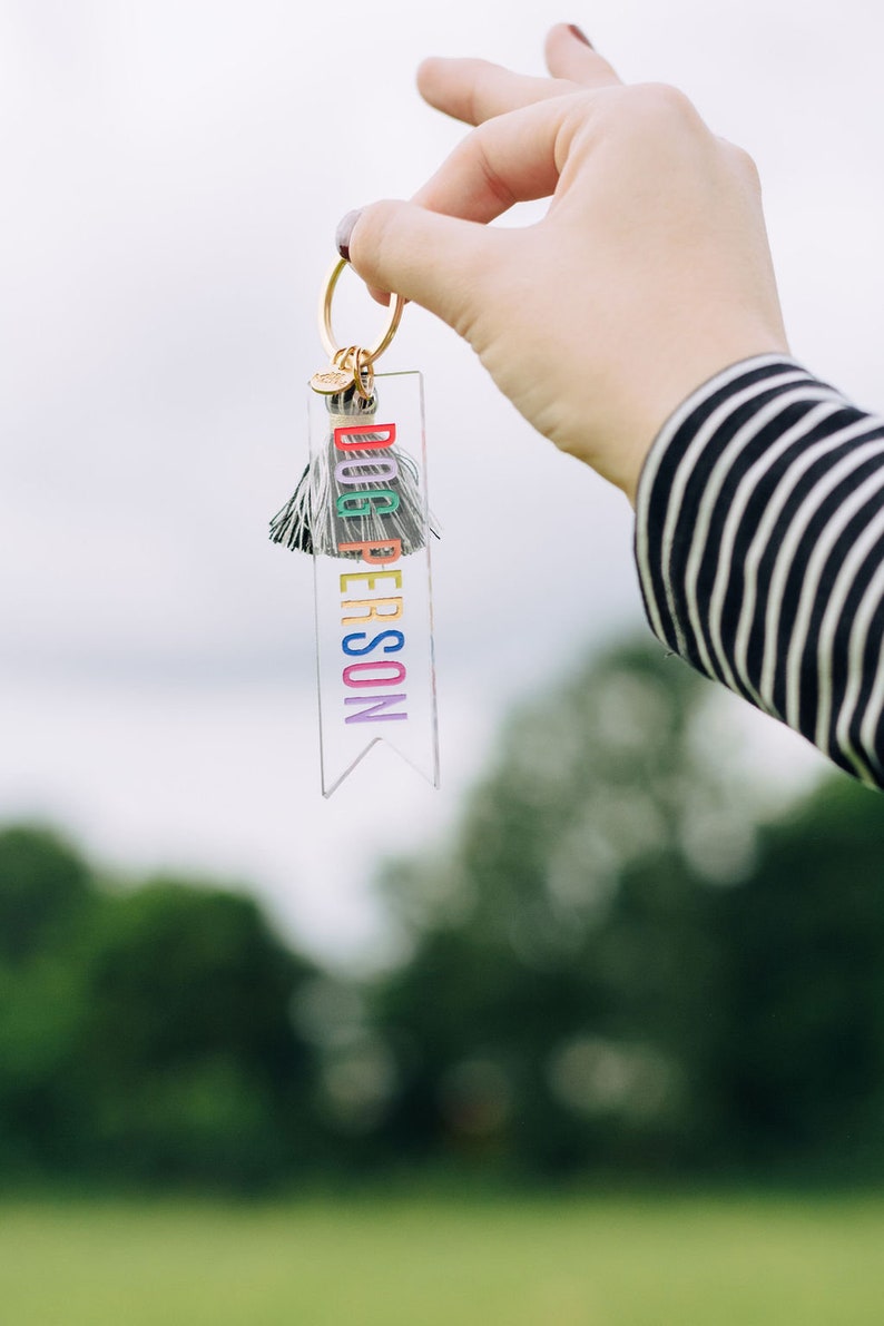 Personalized Name keychain, Custom Name Tag, Colorful tassel keychain, Customizable keychain, Bridal Party gifts, Bulk keychain, image 5