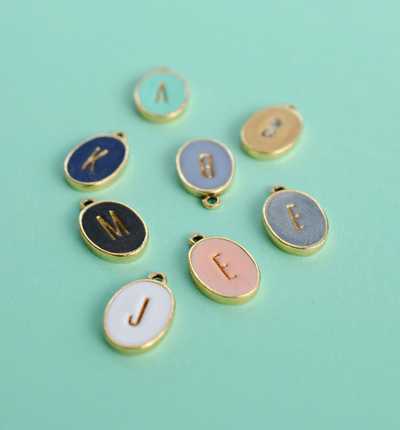 Custom Oval Initial Necklace Anniversary Gift Gift for Mom Etsy