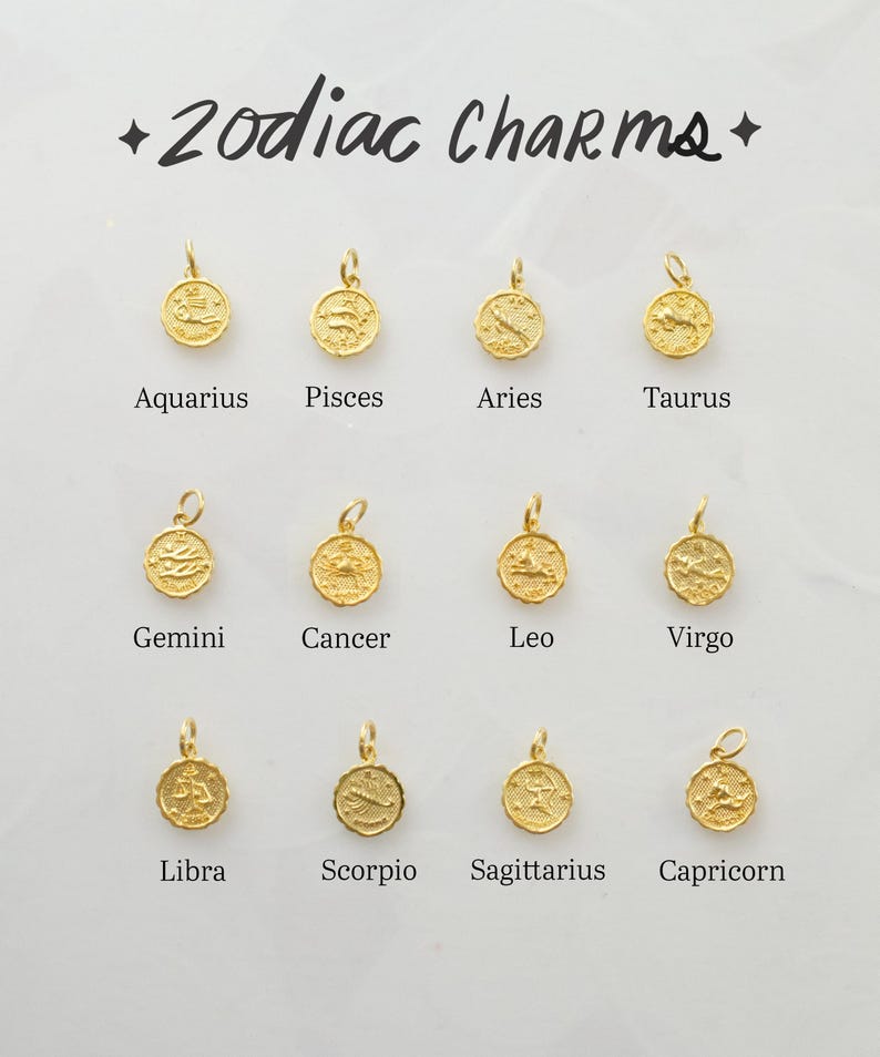Zodiac Charm Bracelet, Water sign bracelet, Cancer Charm Bracelet, Scorpio Charm Bracelet, Pisces Charm Bracelet, Zodiac charm bracelet image 5