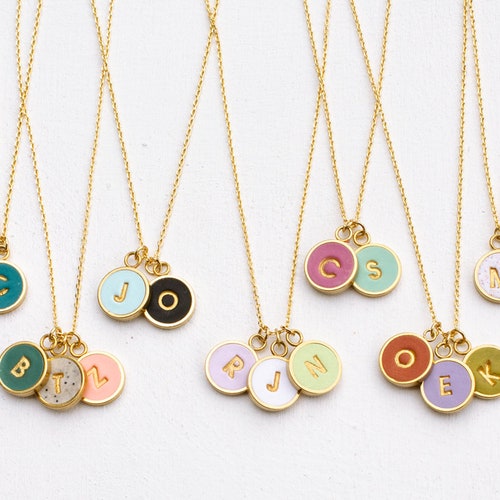Custom Letter Necklace Initial 