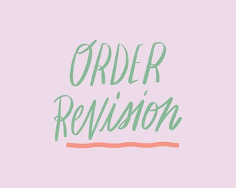 Order Revision + Exchange