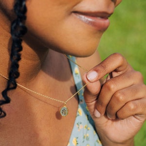 Gemstone Birthstone Necklace, Butterfly necklace, flower necklace, hearts, celestial necklace, snake necklace Saturn, gemstone necklace image 3