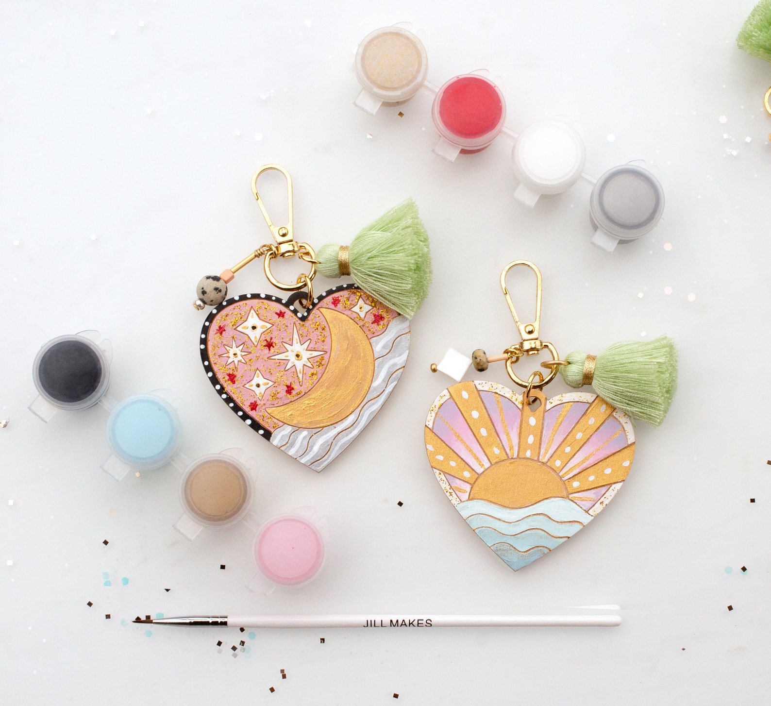 DIY Kit DIY Heart Keychain Kit Best Friend Gift Etsy