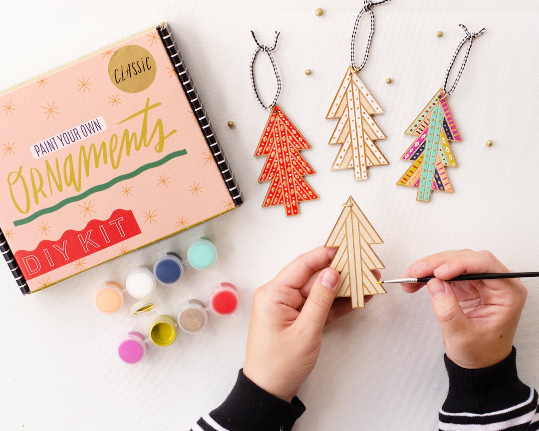 DIY Christmas Ornament Kits, Paintable, Stackable, Fun for Kids, Do It  Yourself, It's a Great Gift Made From Beautiful Reclaimed Wood 