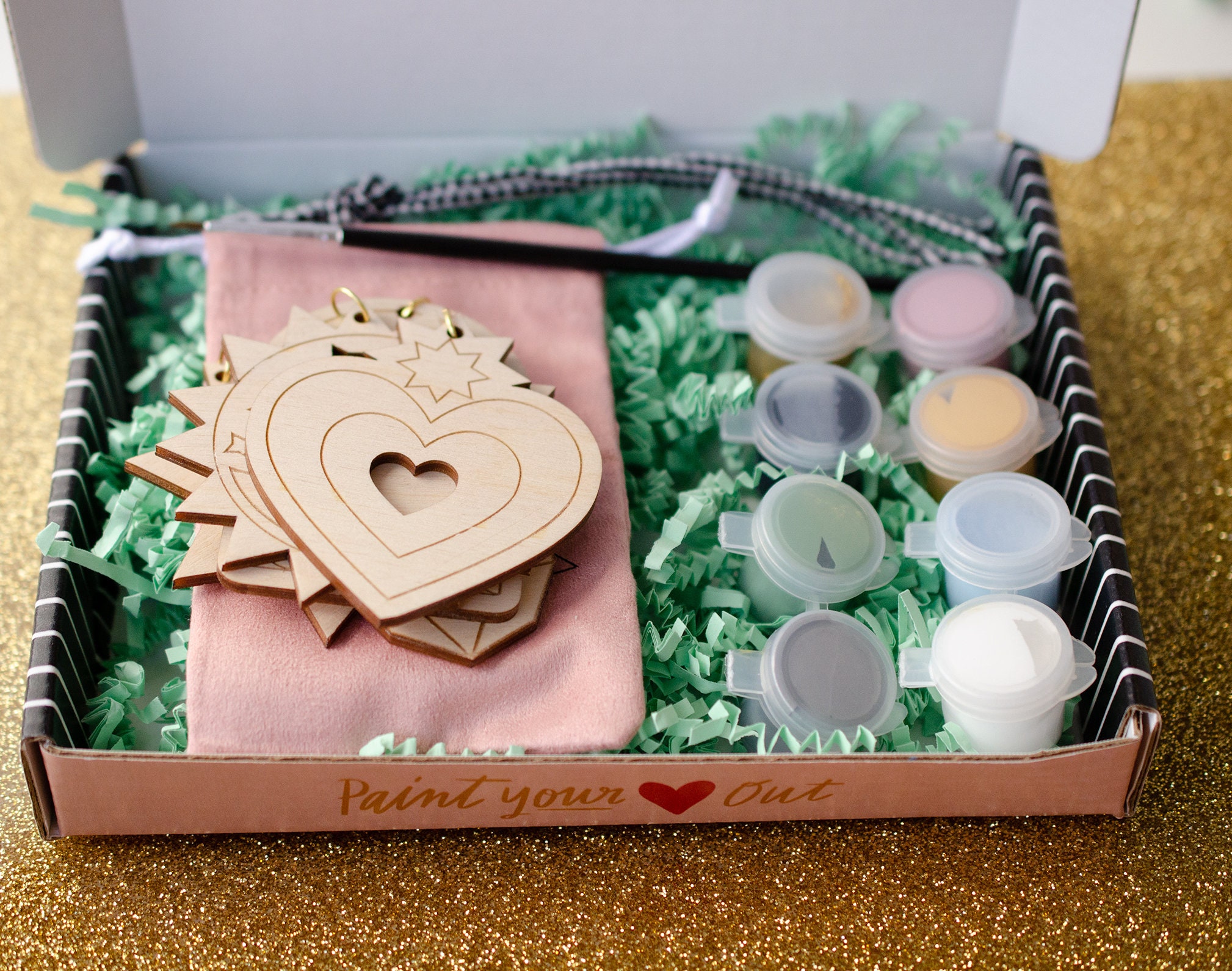 DIY Christmas Kit, Ornament Painting Kit, Holiday Craft, Craft Kit for ...