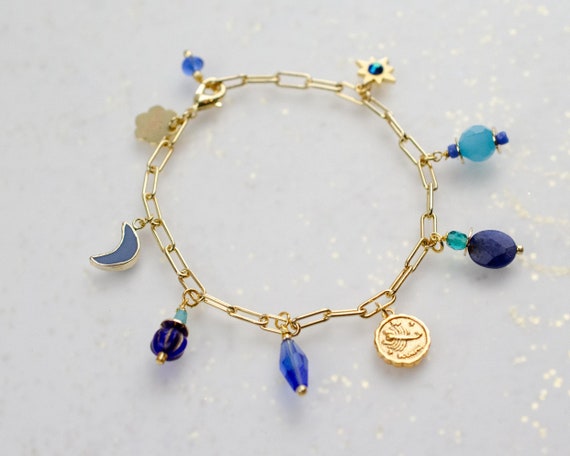 Zodiac Charm Bracelet, Water sign bracelet, Cancer Charm Bracelet, Scorpio Charm Bracelet, Pisces Charm Bracelet, Zodiac charm bracelet