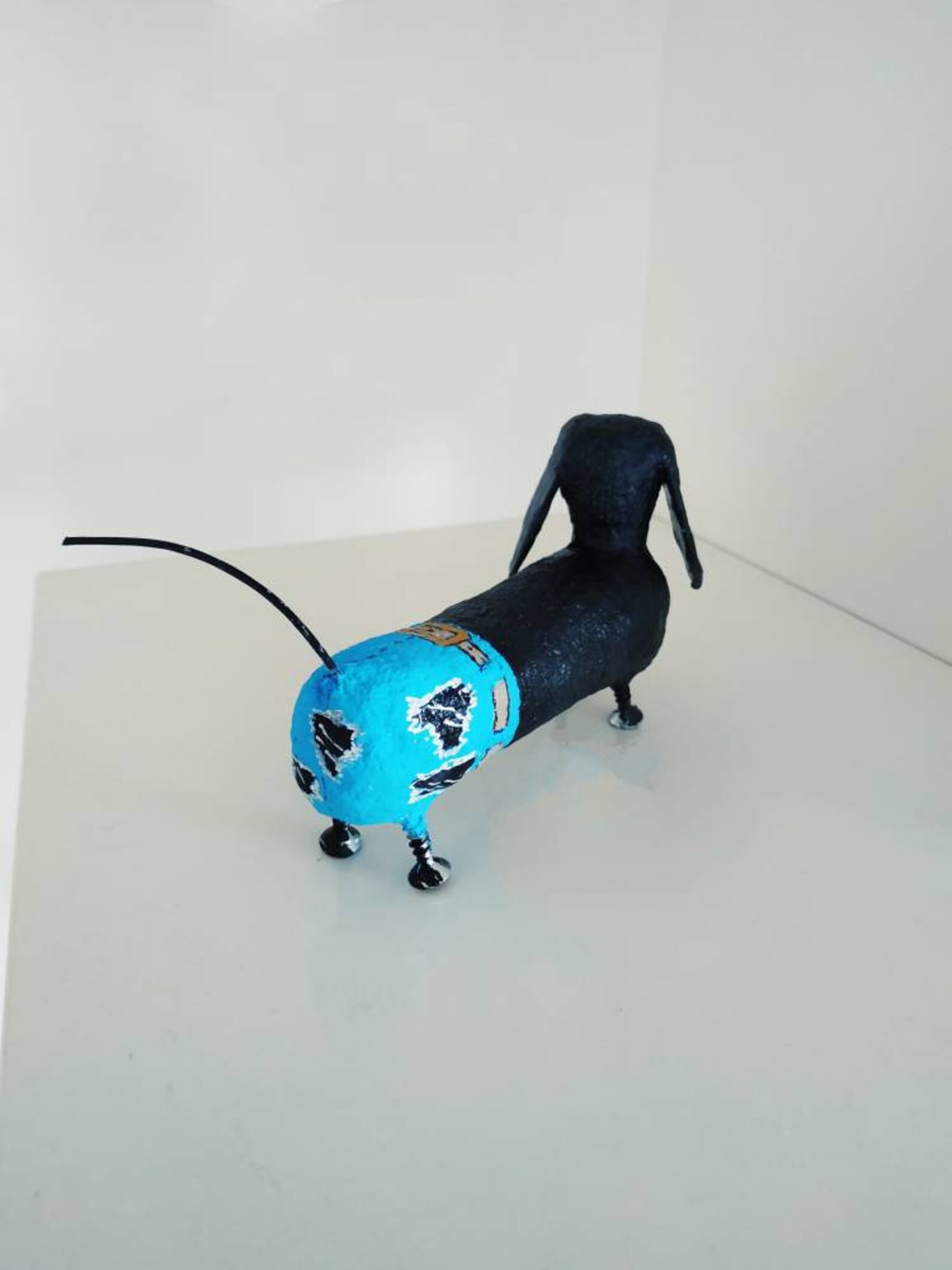 Mini Paper mache Sausage dog gift Dachshund puppy sculpture Etsy