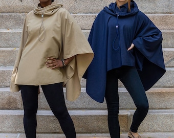 Elegant Women's Rain Poncho