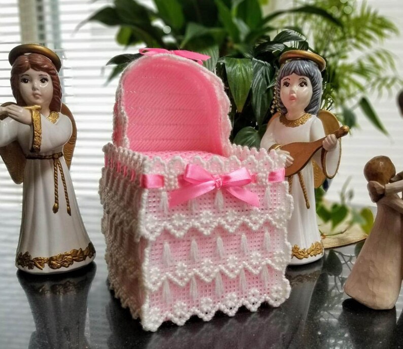 Tissue Box Topper/tissue Box Cover baby Pink Pretty Etsy