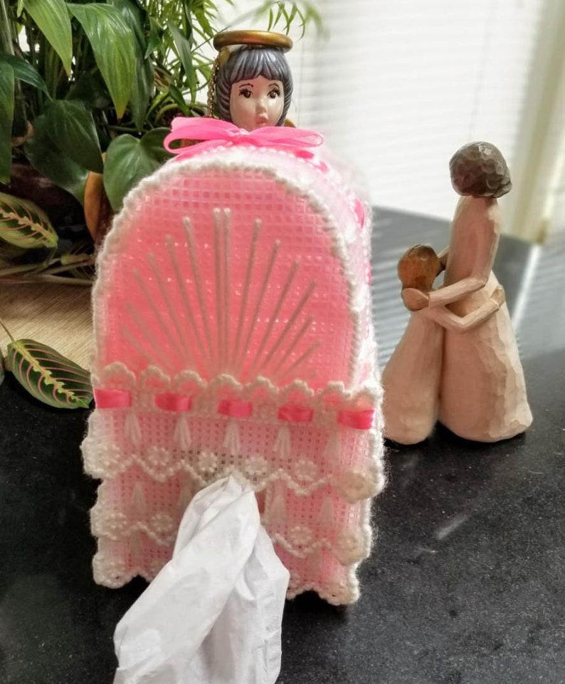 Tissue Box Topper/tissue Box Cover baby Pink Pretty Etsy