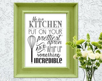 Life is a Kitchen - Printable