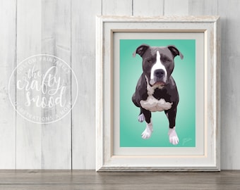 Custom Pet Digital Portrait - Digital File