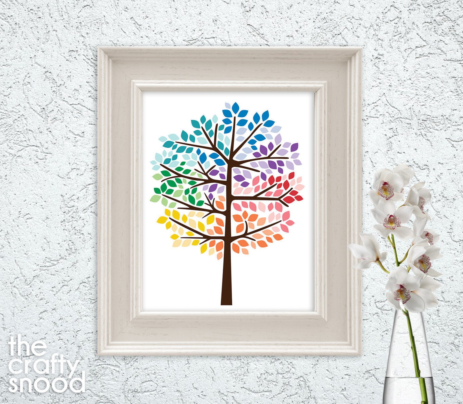Rainbow Tree Printable - Etsy