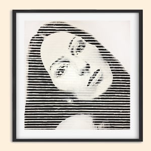 Young Cher Giclee PRINT, Wall Art (Frame not included), Home Decor Print, Modern Art, Abstract Art, Print with Face
