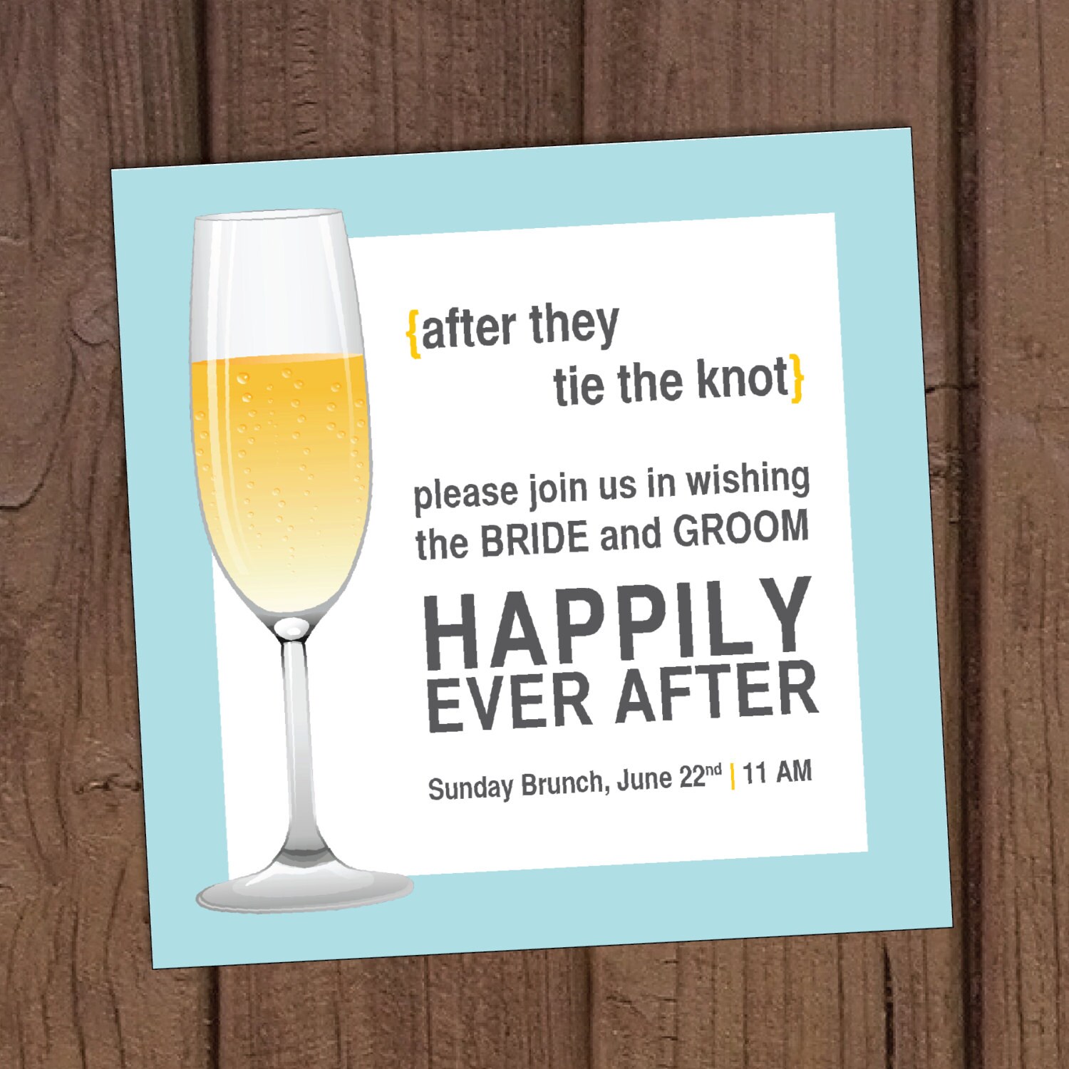 Wedding Brunch Invitation | Etsy