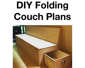 DIY Folding Couch Plans