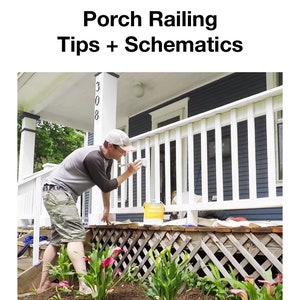 Simple Porch Railing Building Tips and Schematics image 1