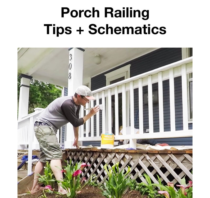 Simple Porch Railing Building Tips and Schematics image 1