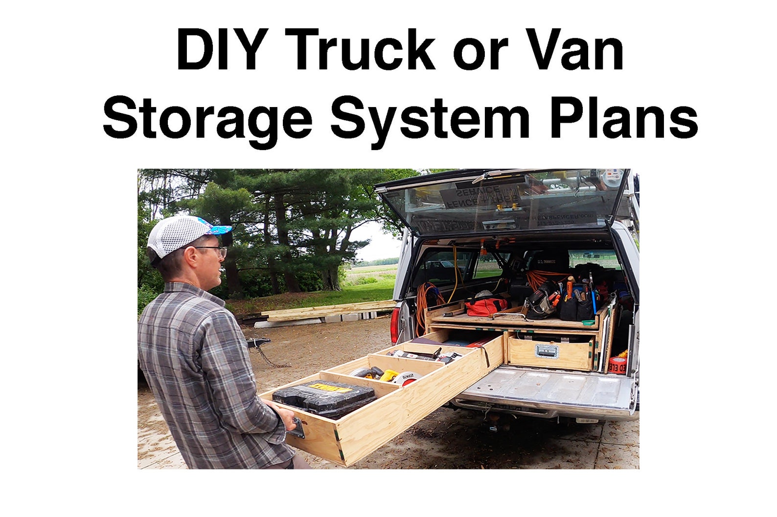 Truck Bed Storage Drawers PLANS Etsy