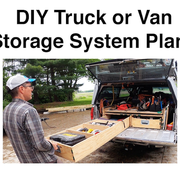Truck Bed Storage Drawers - PLANS