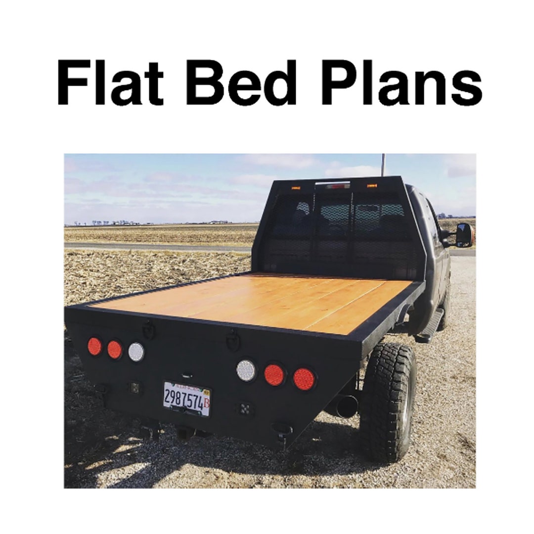 DIY Flatbed Plans Etsy