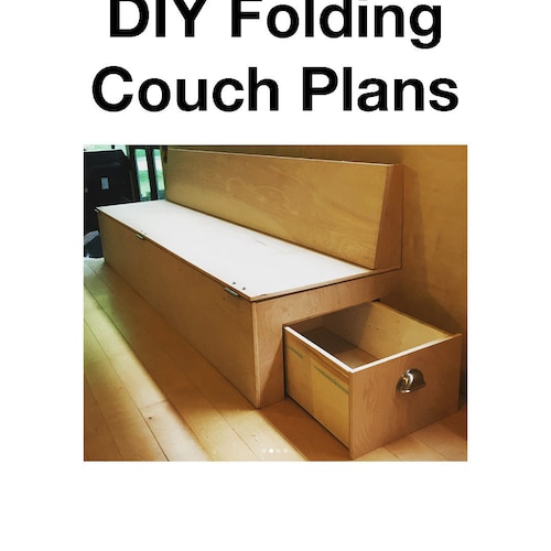 Murphy Bed With Couch DIY Plans Affordable and Simple - Etsy