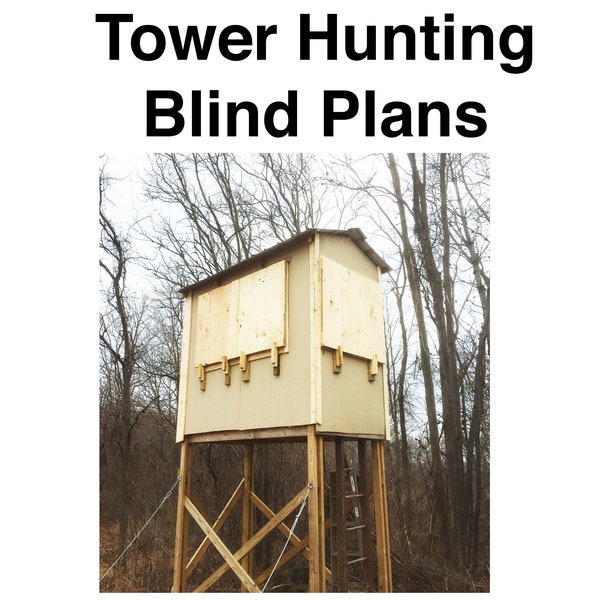 Turm Erhöht Jagd Blind Pläne