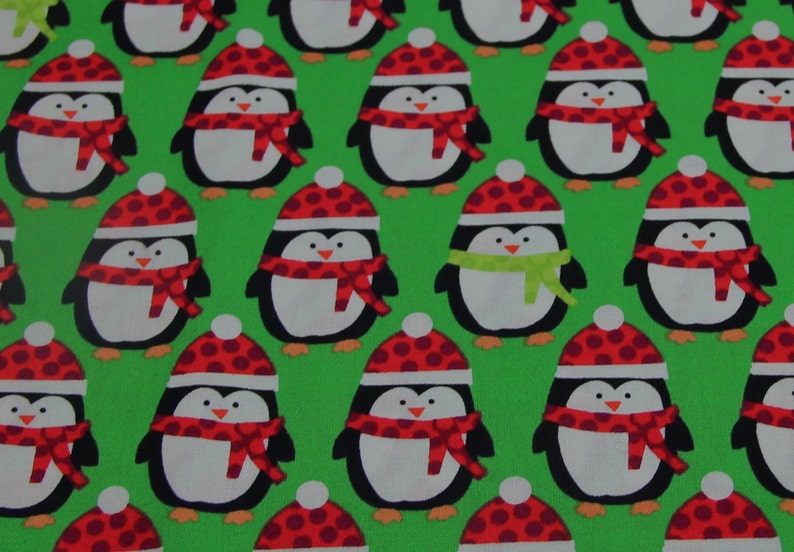 CHRISTMAS PILLOWCASE PENGUINS Kids Pillowcase Holiday Pillowcase Penguin Pillowcase Christmas Bedding Holiday Bedding Kids Gifts