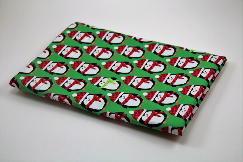 CHRISTMAS PILLOWCASE PENGUINS Kids Pillowcase Holiday Pillowcase Penguin Pillowcase Christmas Bedding Holiday Bedding Kids Gifts