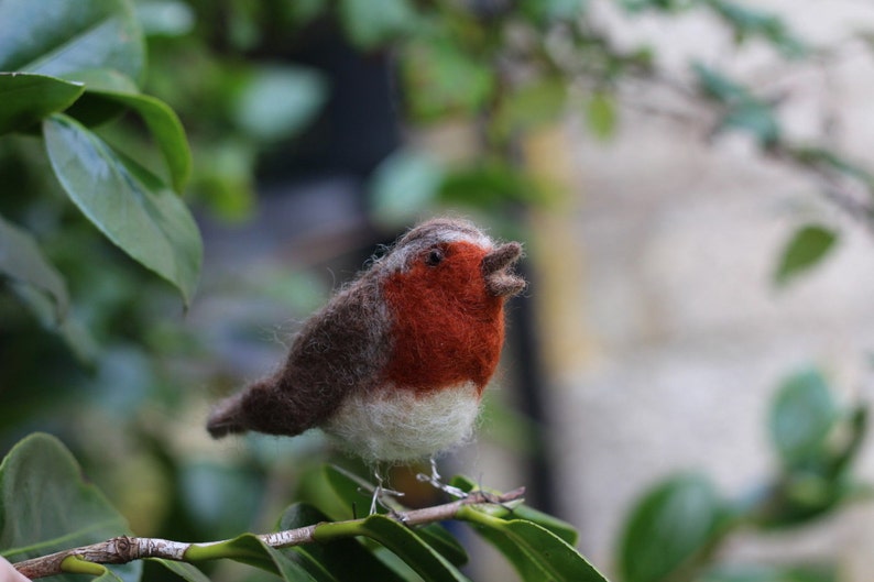 Robin Needle Felting Kit Etsy