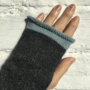 Grey Alpaca Gloves, Charcoal Fingerless Gloves, Dark Grey Handwarmers, Grey Knitted Gloves, Women's Gloves, Men's Gloves, Unisex Gloves