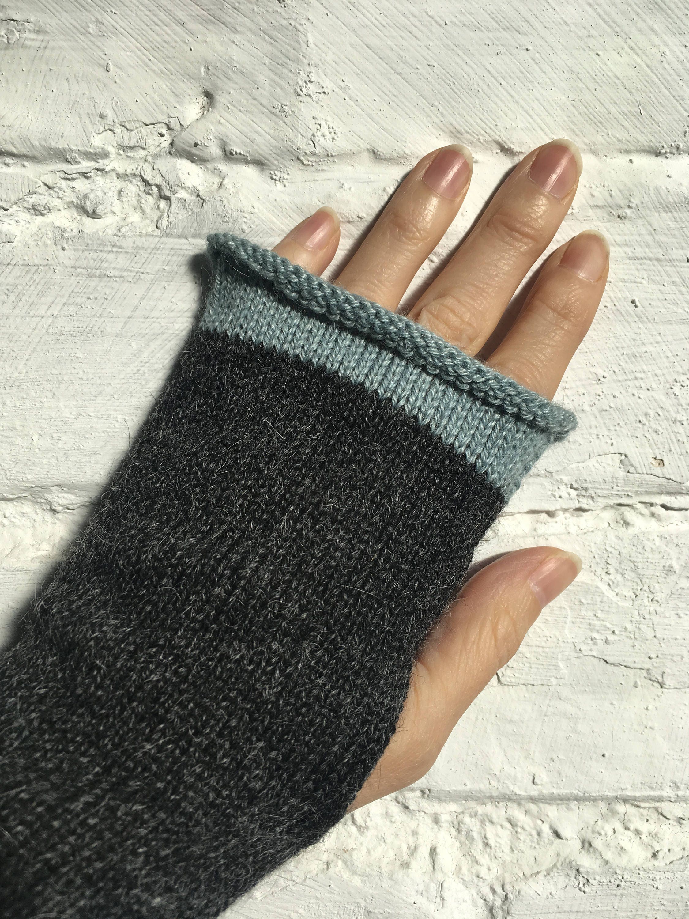 Gants Homme En Alpaga 75% Laine - Anthracite Taille M/L - Très Chauds Neuf Avec Étiquettes