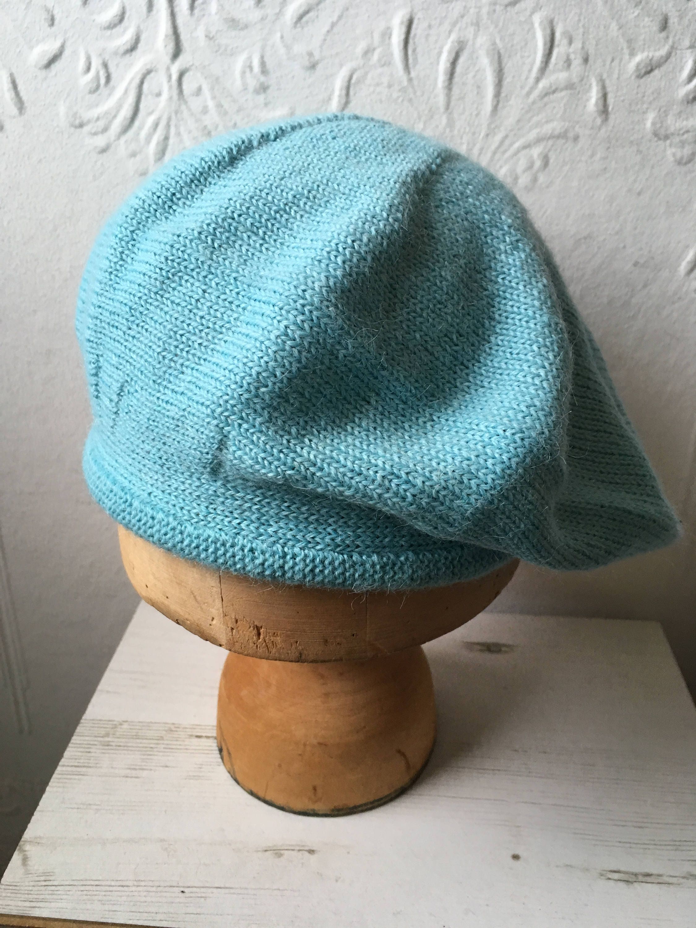 2648 Jesila Knit Beret Women Blue One Jesila Knit Beret by Lierys --> Lierys.com | High-quality  main image 3