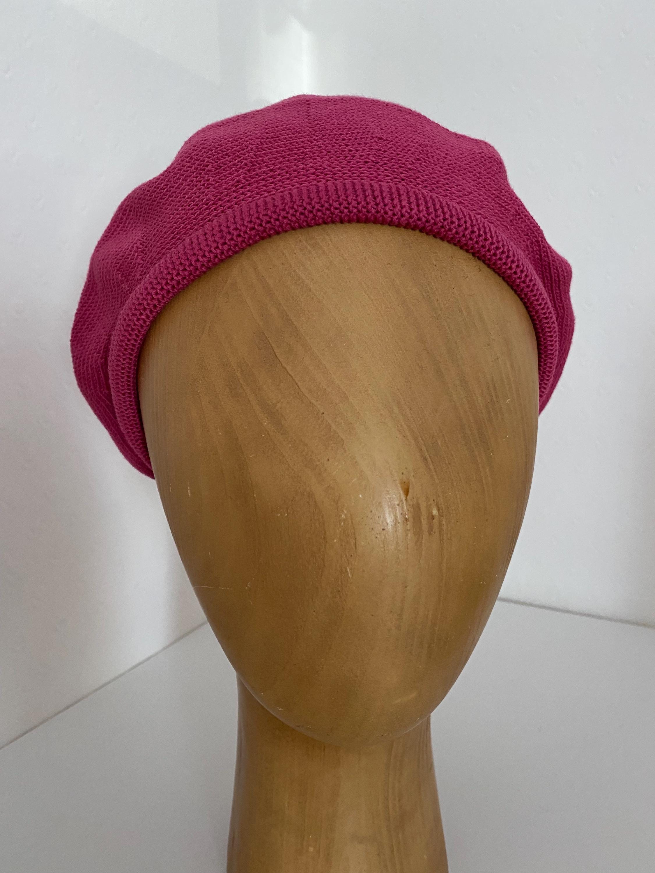 8978 Beret For Women 100% Cotton Solid (pink) Beret | Powder Pink – OliviMilly main image 2