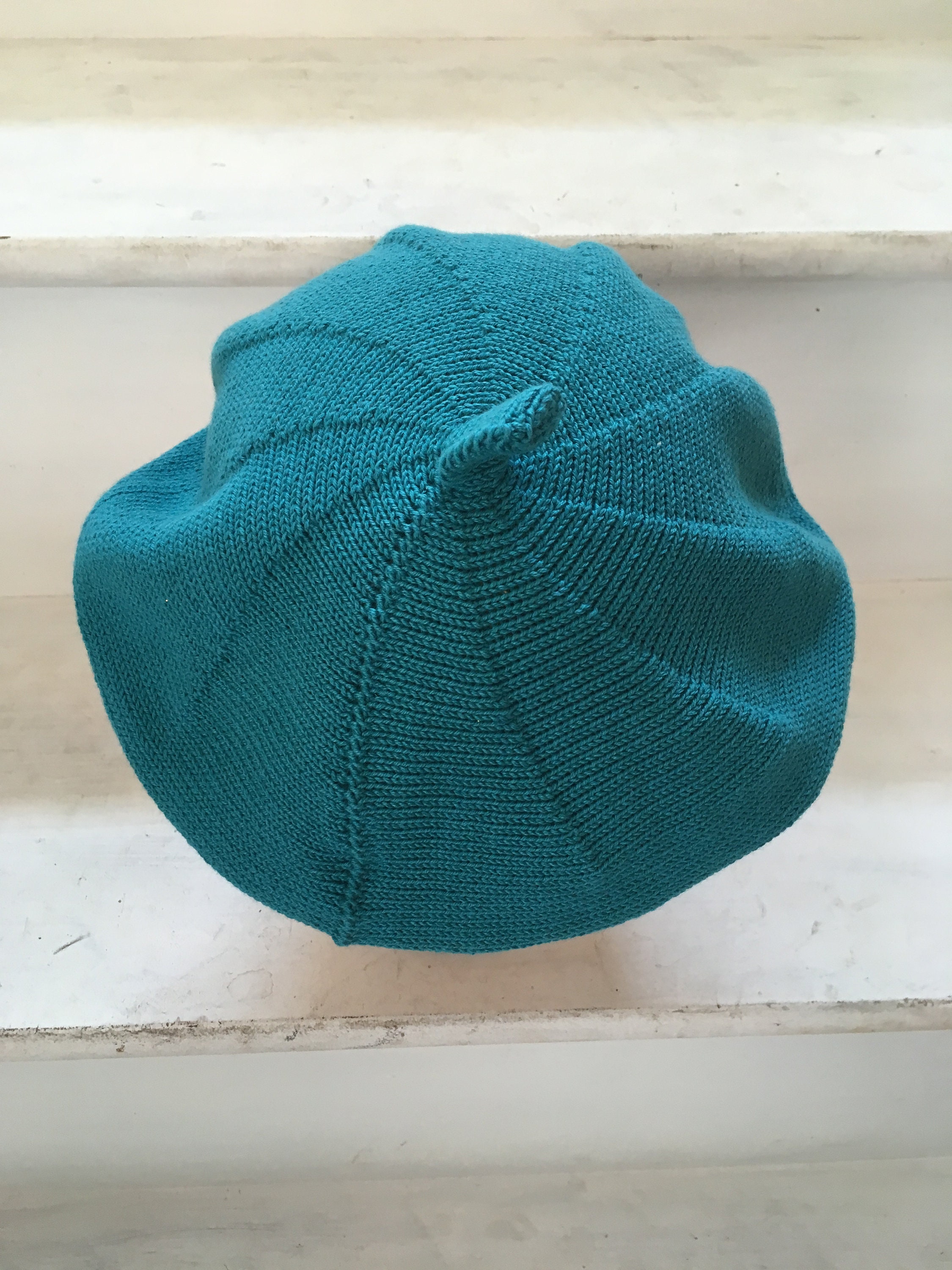 5338 Womens Wool Berets French Beret Beanie Winter Hats Hy022 (turquoise) Aqua Knitted Beret, Blue Knit Beret, Light Blue Beret, Pale  main image 3