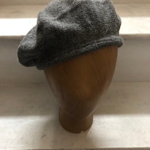 Tam écossais gris, Bonnet Highlander gris, Béret gris alpaga, Chapeau gris marl, Tam gris homme, Béret en tricot gris unisexe, Tam gris femme image 5