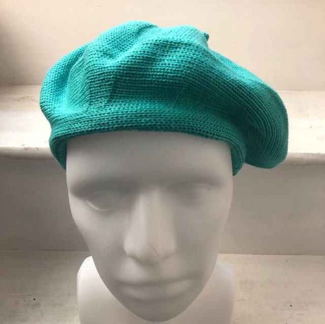7492 Wool French Beret Hat Solid Color Beret Cap For Women Girls (turquoise il_1080xN.1945436655_c892.jpg main image 4