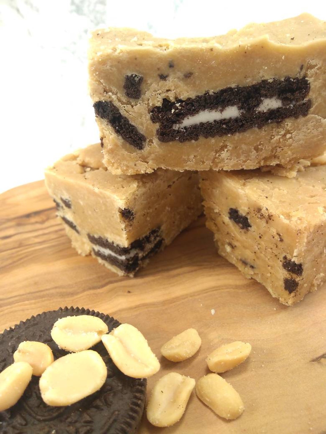 Peanut butter and cookie fudge. Fudge block. 100g block Etsy
