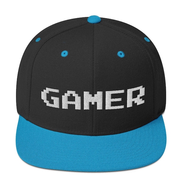 Gamer Snapback Cap | Gamer Hat | Video Game Hat | Gamer Gifts for Him | Gamer Girl | Gamer Dad | Gamer Mom | Gamer Nerd