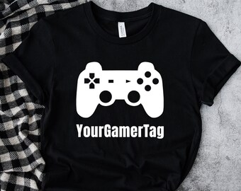 Custom Gamertag Shirt| Gamer Apparel | Video Game Shirt | Gamer Gifts for Him | Gamer Girl | Gamer Outfit